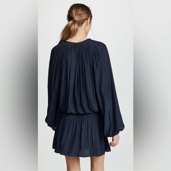 GUC - Ramy Brook Smocked Mini Dress - black size S - Picture 4 of 10